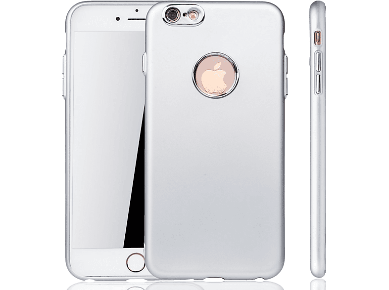 Silber KÖNIG / Schutzhülle, IPhone 6 DESIGN Plus Backcover, Apple, Plus, 6s