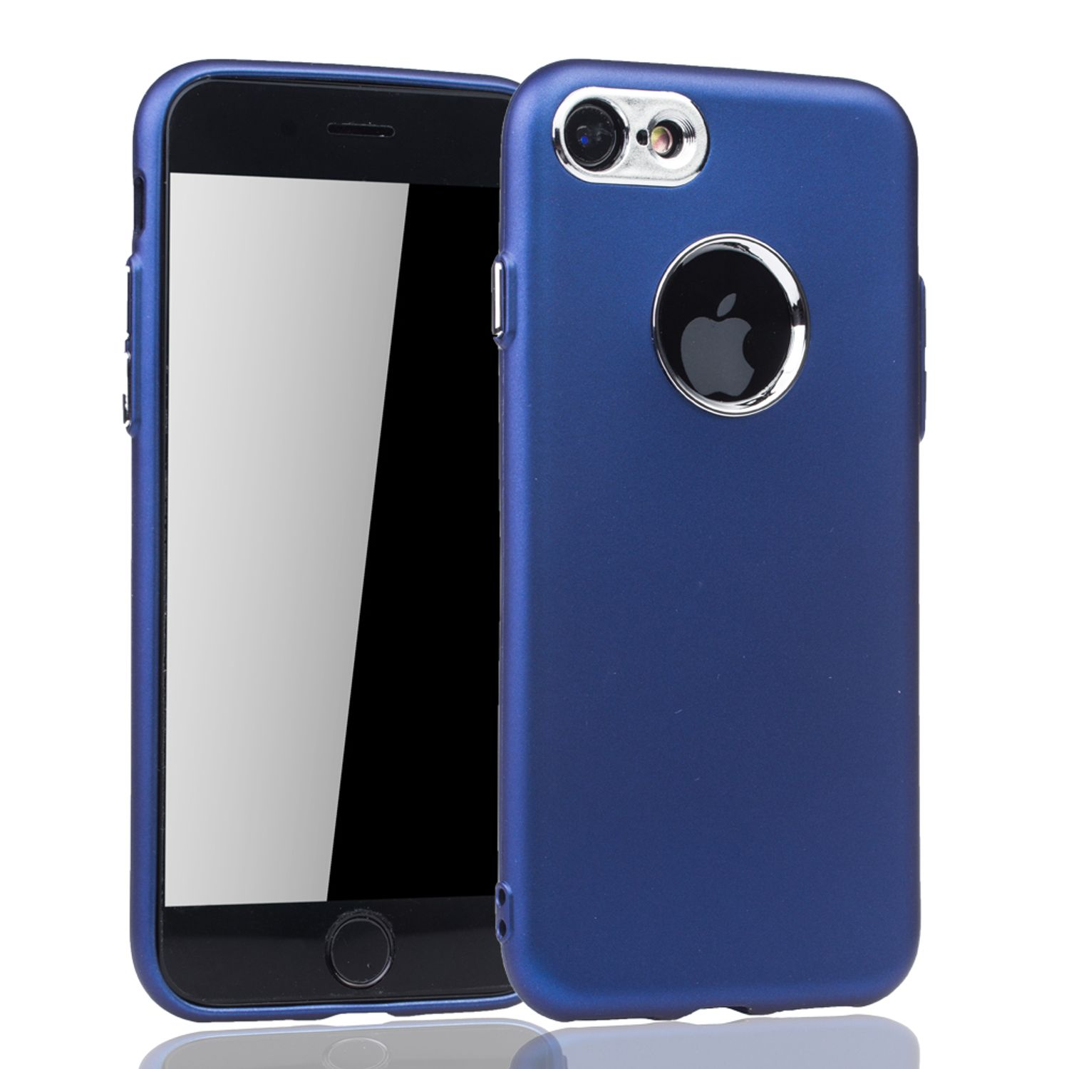 KNIG DESIGN Schutzhlle, Backcover, Apple, IPhone 7 / 8 / SE 2020, Blau |  SATURN