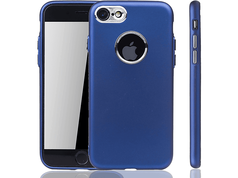 KÖNIG DESIGN / Schutzhülle, / Blau IPhone SE Backcover, 7 2020, Apple, 8
