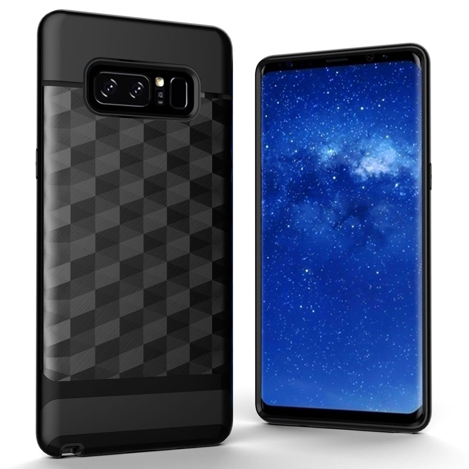 KÖNIG DESIGN Schutzhülle, Note Galaxy Samsung, Backcover, 8, Schwarz