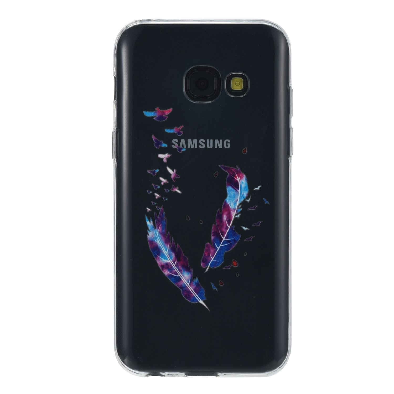 KÖNIG DESIGN Schutzhülle, Backcover, Edge, Galaxy Mehrfarbig S7 Samsung
