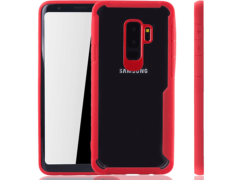 KÖNIG DESIGN Rot Samsung, Schutzhülle, Plus, Backcover, Galaxy S9