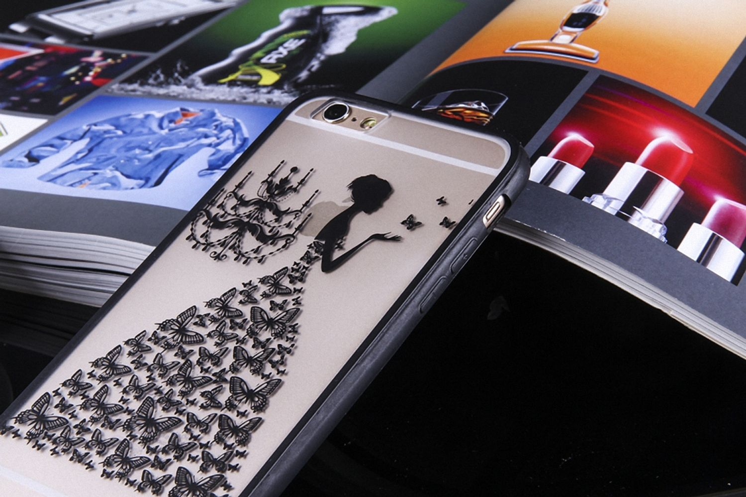 KÖNIG DESIGN Handyhülle, Apple, Backcover, Schwarz 8 iPhone Plus