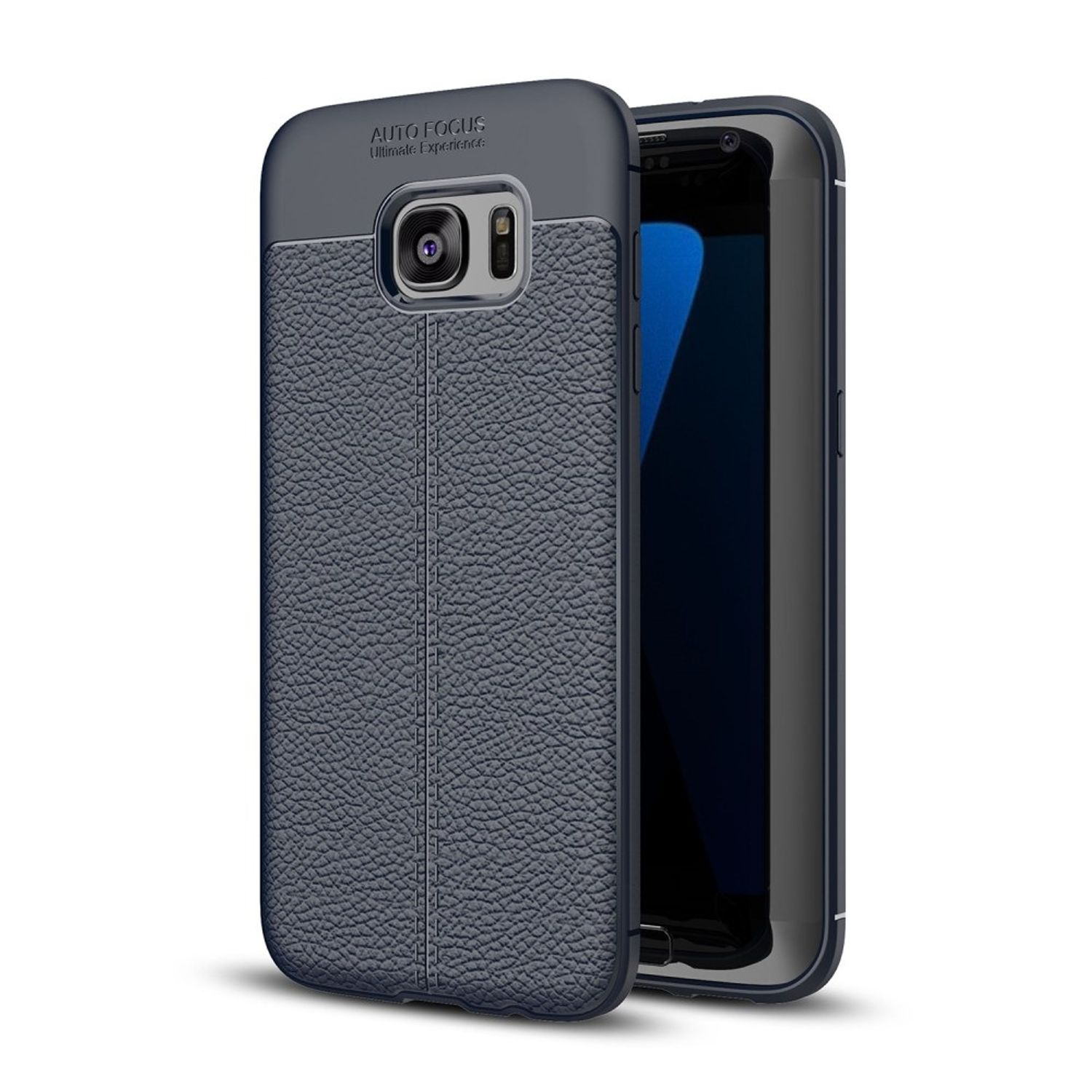 KÖNIG Samsung, Backcover, DESIGN Schutzhülle, Edge, Galaxy S7 Blau