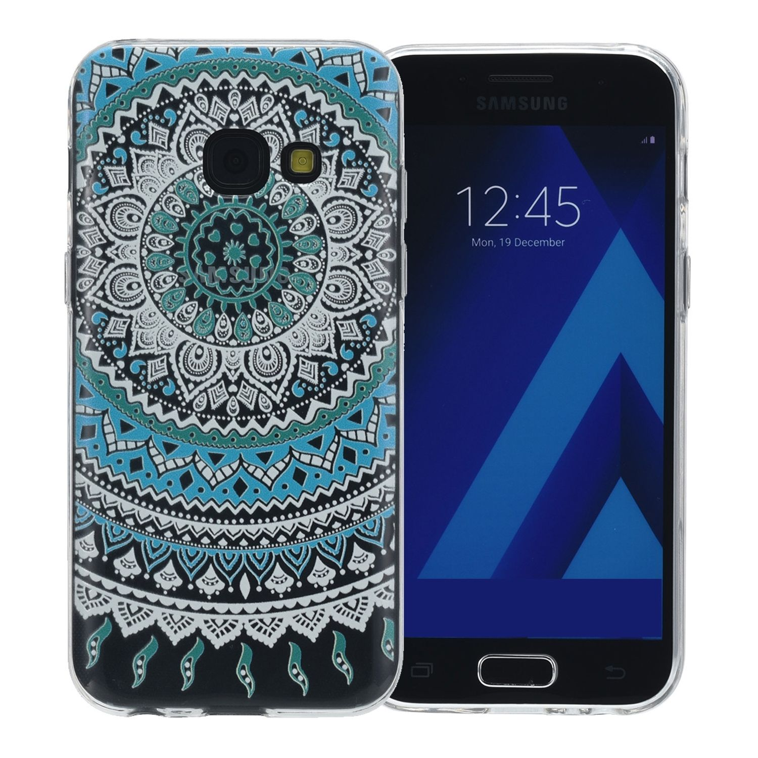 KÖNIG A8 Backcover, Galaxy Samsung, DESIGN Schutzhülle, (2018), Blau