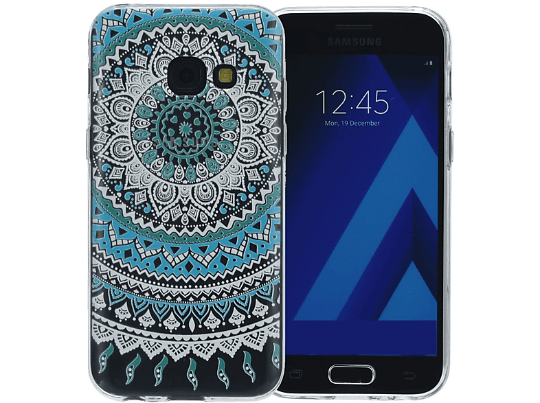 KÖNIG DESIGN Schutzhülle, Backcover, Samsung, Galaxy A8 (2018), Blau