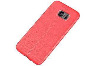 KÖNIG DESIGN Schutzhülle, Backcover, Samsung, Galaxy S7 Edge, Rot