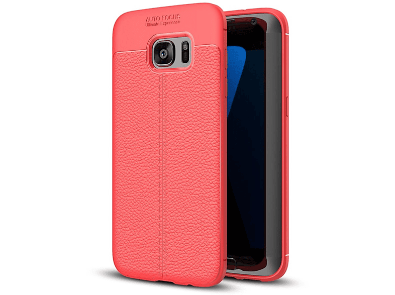 Rot KÖNIG Schutzhülle, DESIGN S7, Galaxy Backcover, Samsung,