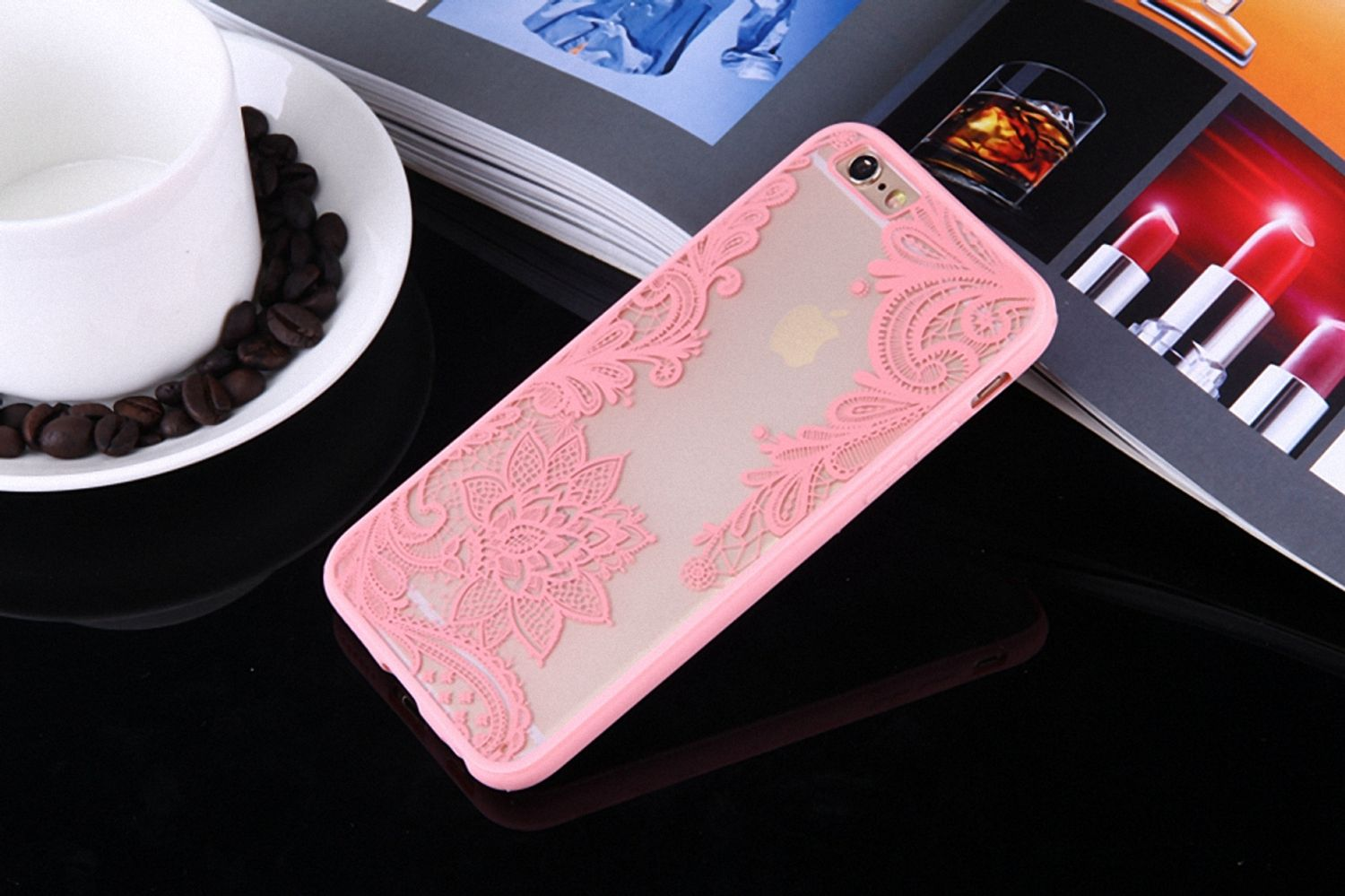 Plus Rosa 8 iPhone / Handyhülle, KÖNIG Backcover, Plus, Apple, 7 DESIGN