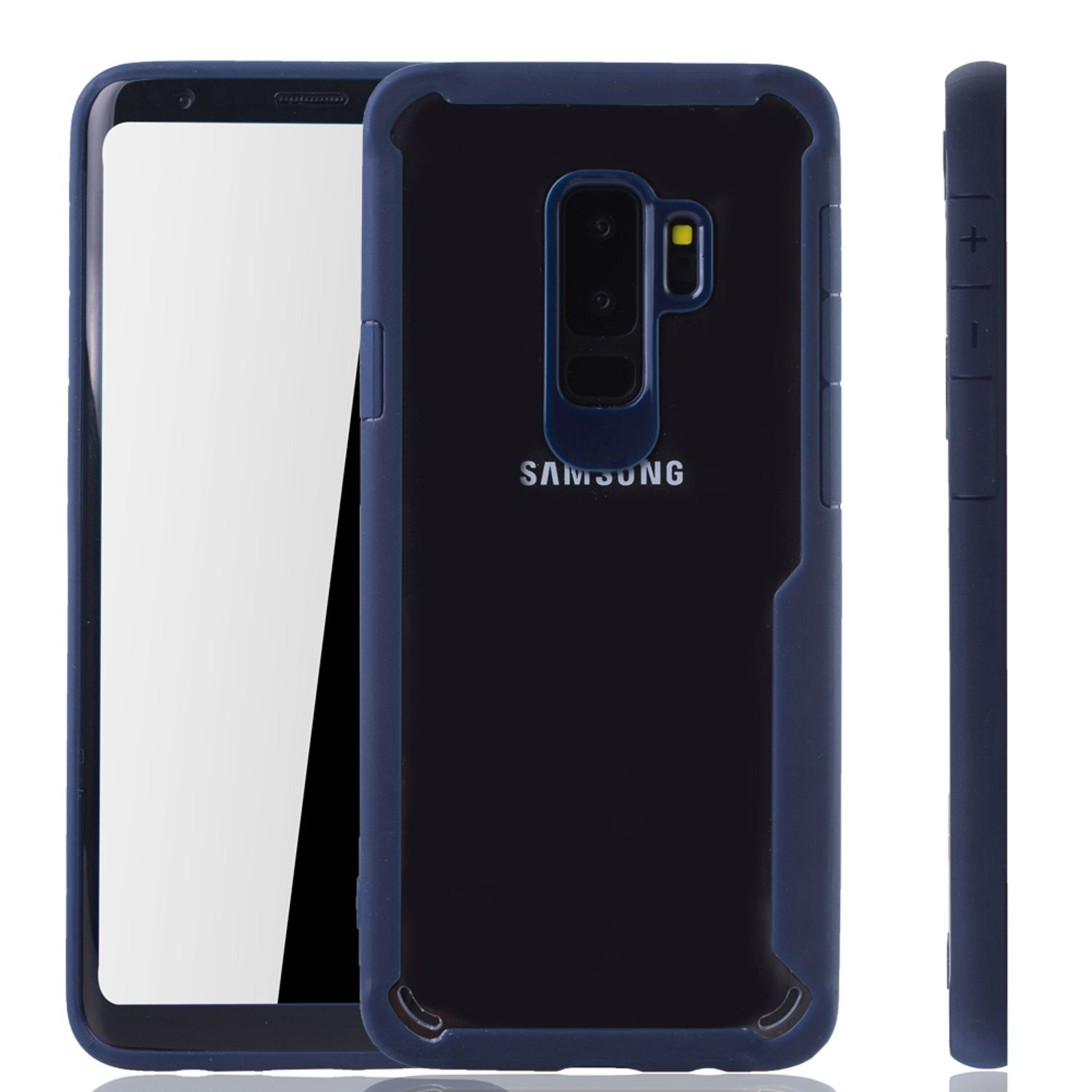 S9 DESIGN Plus, KÖNIG Schutzhülle, Samsung, Blau Galaxy Backcover,