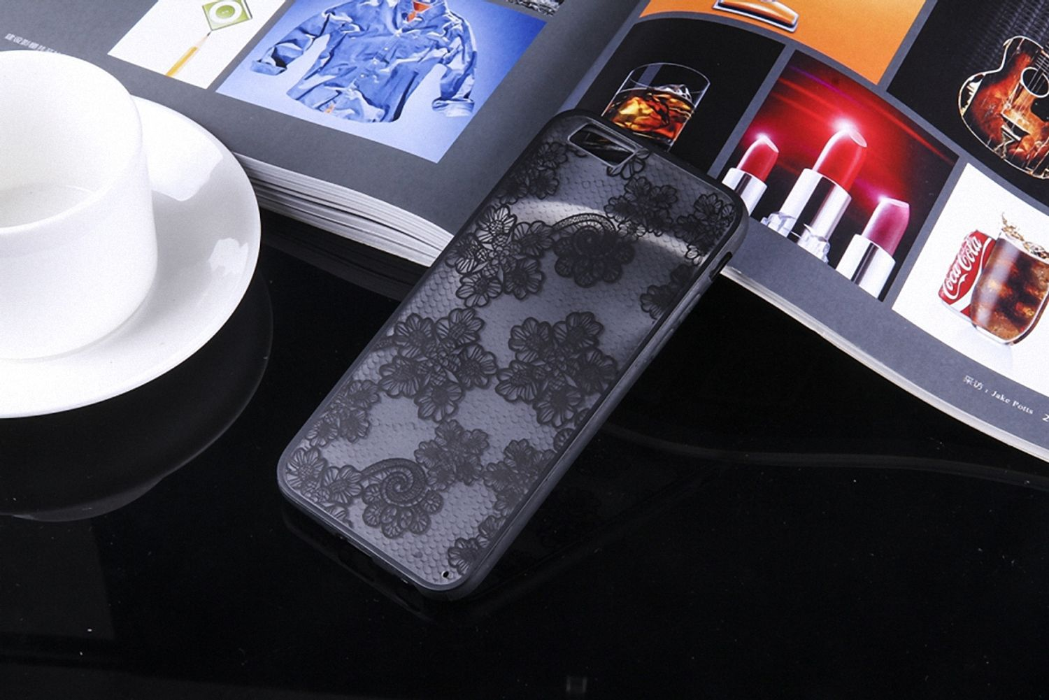 8 IPhone SE / Schwarz Handyhülle, 7 DESIGN / Apple, Backcover, 2020, KÖNIG