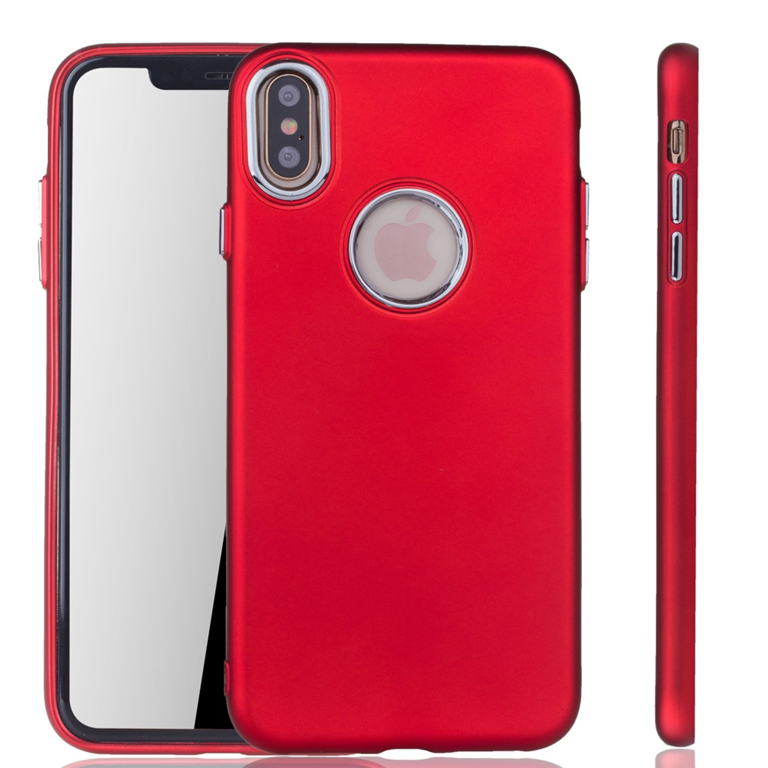 DESIGN XS iPhone Max, Schutzhülle, KÖNIG Apple, Backcover, Rot