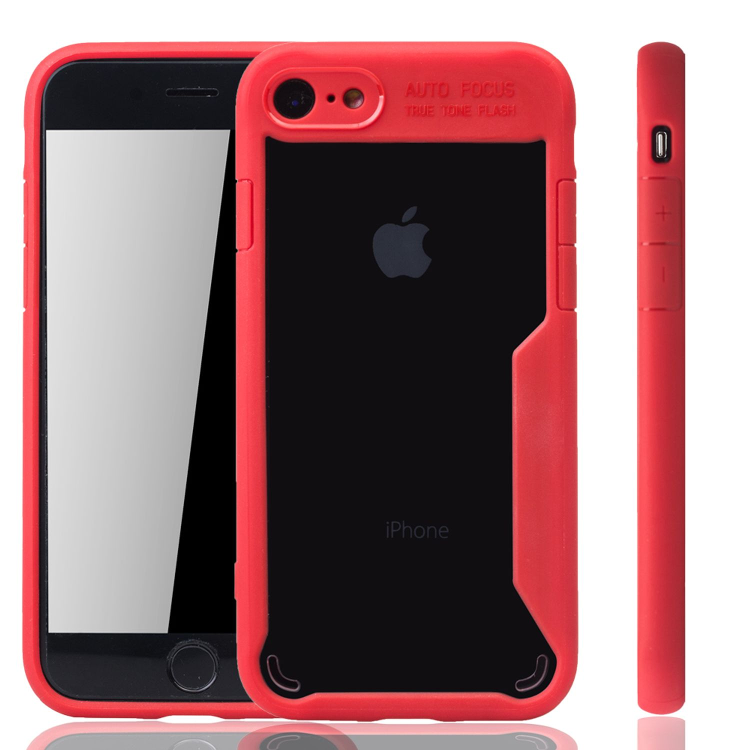 KÖNIG DESIGN Schutzhülle, SE 7 / / IPhone Backcover, 8 Apple, 2020, Rot