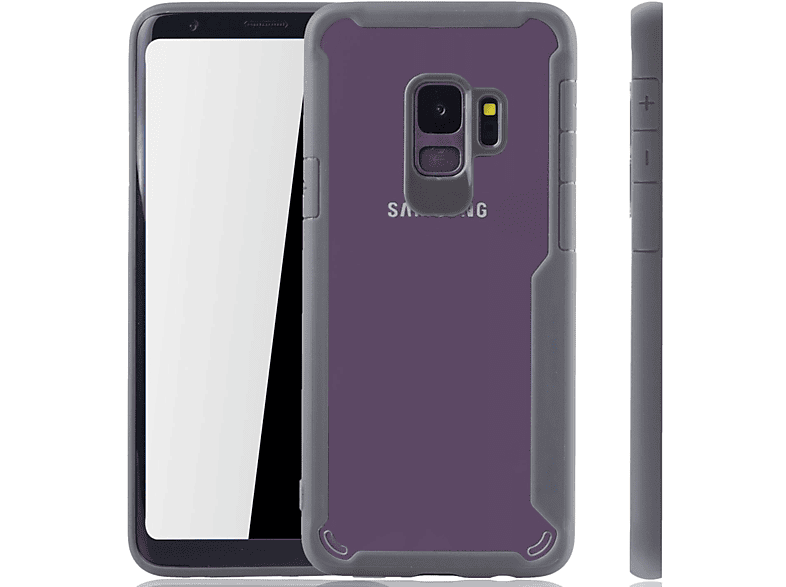 Schutzhülle, DESIGN Grau Backcover, S9, Samsung, Galaxy KÖNIG