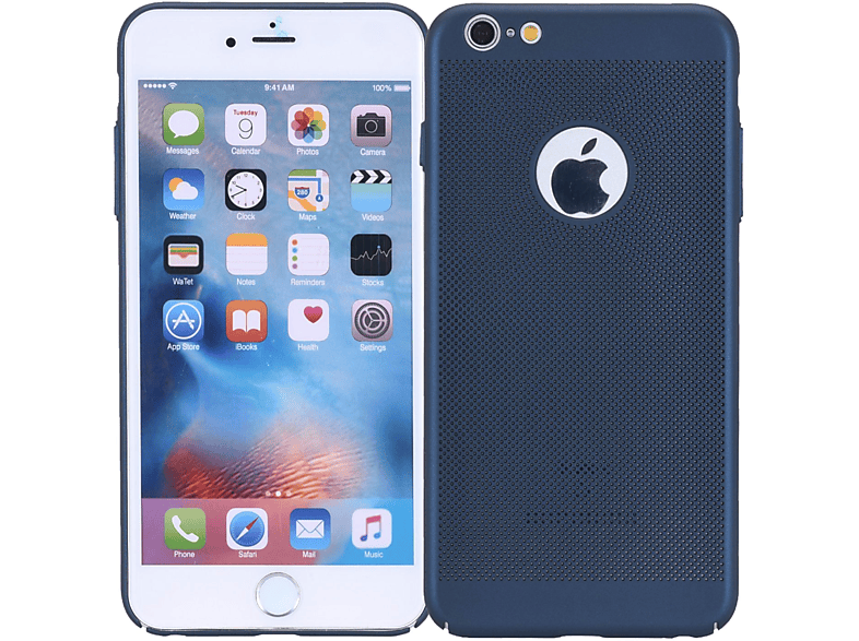 KÖNIG DESIGN Schutzhülle, / Plus 8 Apple, Plus, Backcover, iPhone 7 Blau