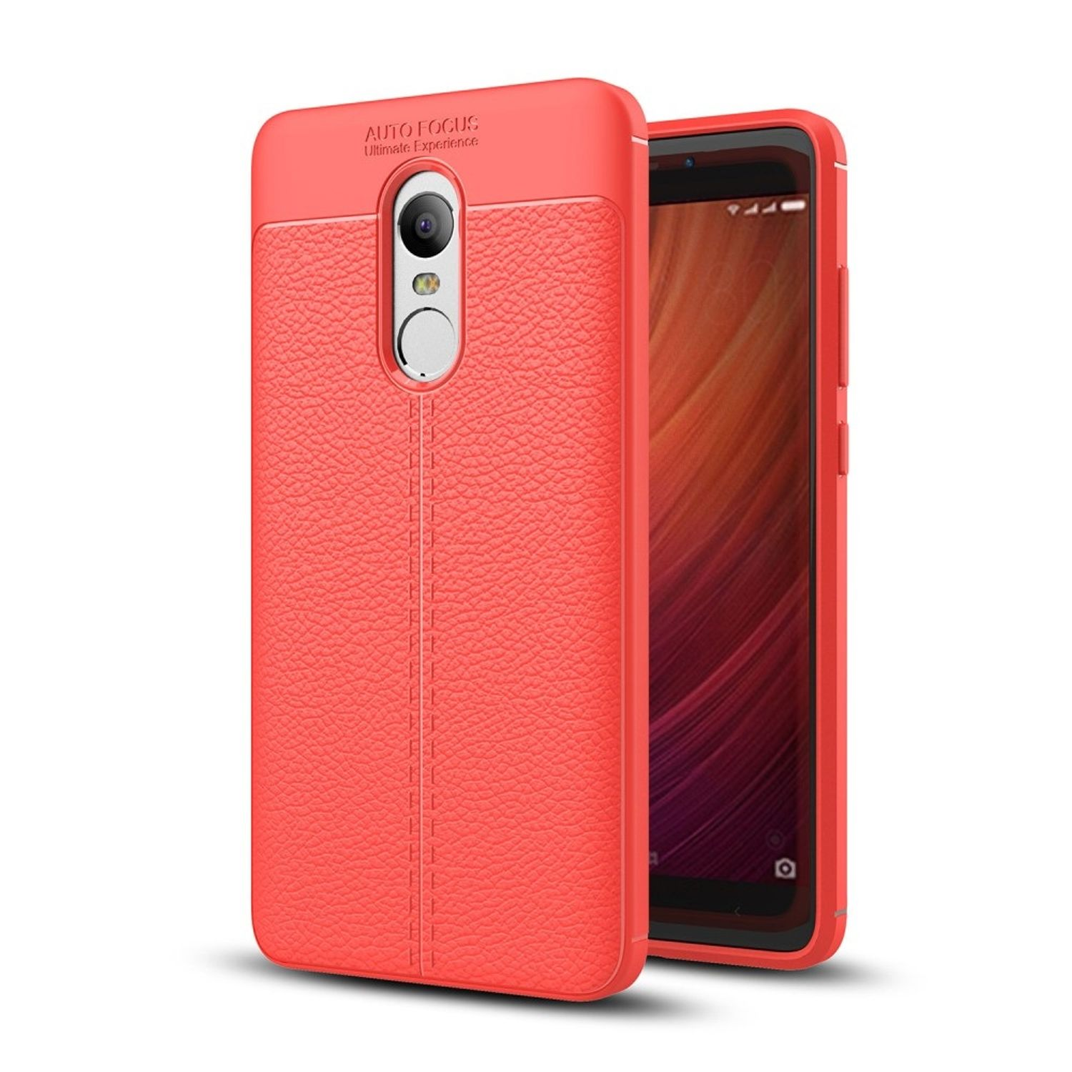 4X, Backcover, Rot DESIGN KÖNIG Schutzhülle, Redmi Note Xiaomi,