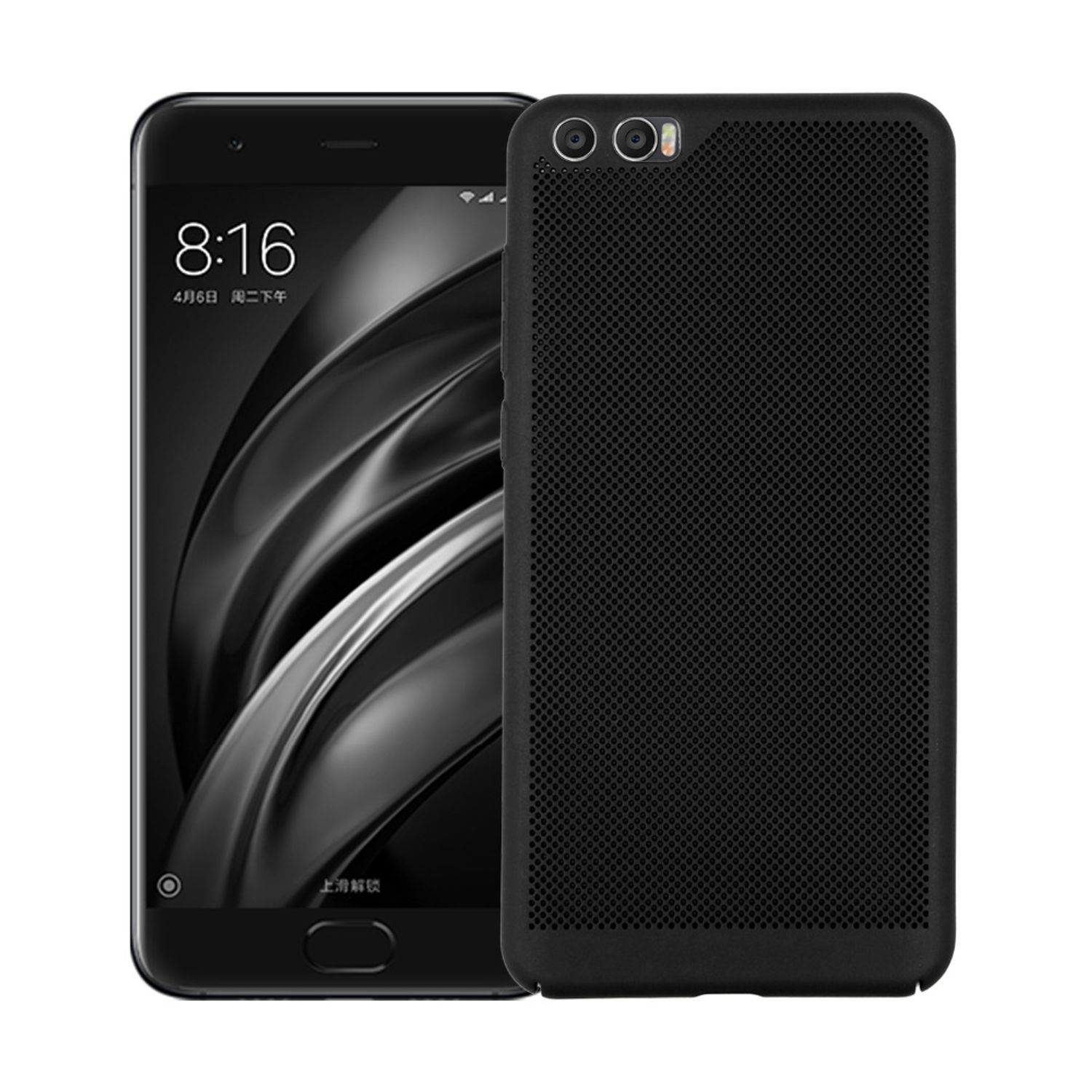 Schwarz 6 DESIGN Xiaomi, KÖNIG Backcover, Plus, Schutzhülle, Mi
