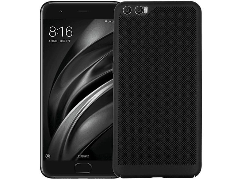 Mi Xiaomi, 6 DESIGN Plus, KÖNIG Schutzhülle, Backcover, Schwarz