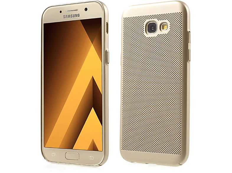 KÖNIG DESIGN Gold Schutzhülle, Backcover, J3 Samsung, Galaxy (2016)