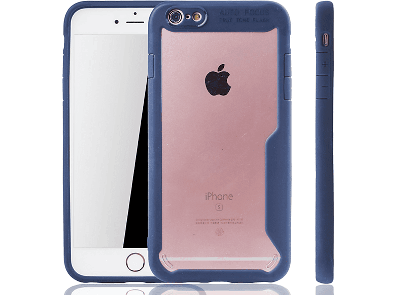 KÖNIG DESIGN Blau Backcover, 6s, Schutzhülle, 6 iPhone Apple, 
