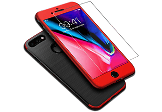 KÖNIG DESIGN Schutzhülle, Backcover, Apple, iPhone 8 Plus, Rot