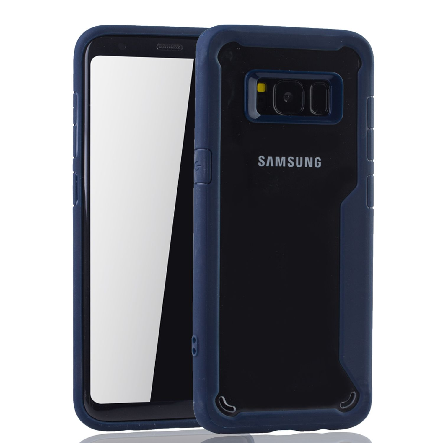 KÖNIG DESIGN Schutzhülle, Plus, Samsung, Blau Galaxy Backcover, S8