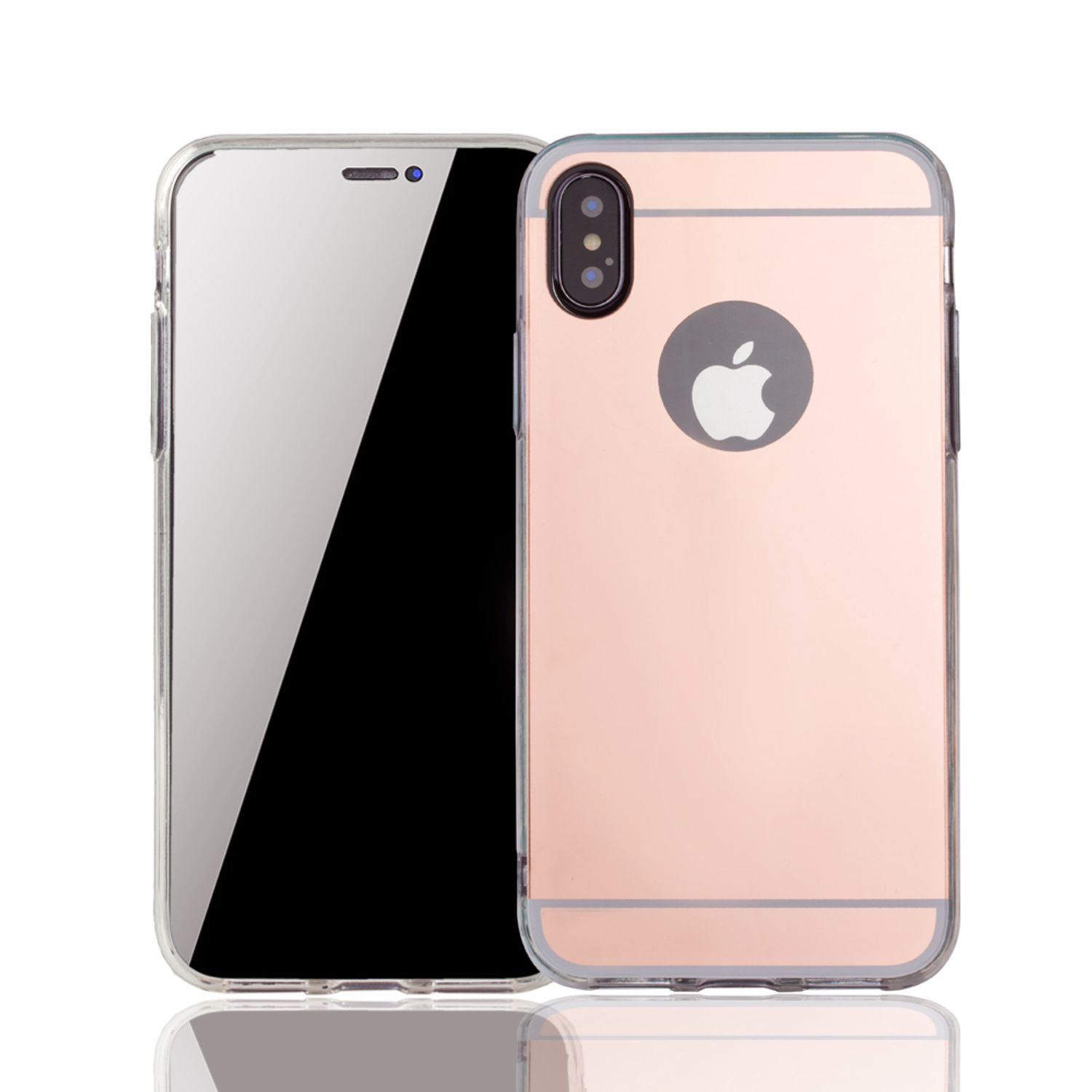 KÖNIG DESIGN Rosa iPhone Apple, / X XS, Backcover, Schutzhülle