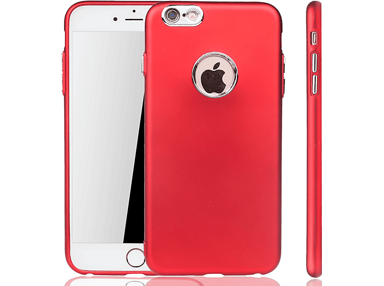 KÖNIG DESIGN Schutzhülle, 6s / 6 Plus Apple, Plus, Backcover, IPhone Rot