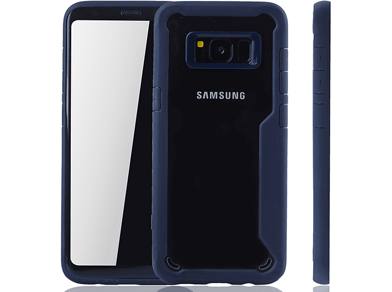 KÖNIG DESIGN Backcover, S8, Schutzhülle, Galaxy Blau Samsung