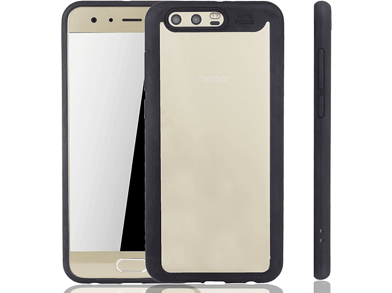 KÖNIG DESIGN Schutzhülle, 9, Huawei, Honor Backcover, Schwarz