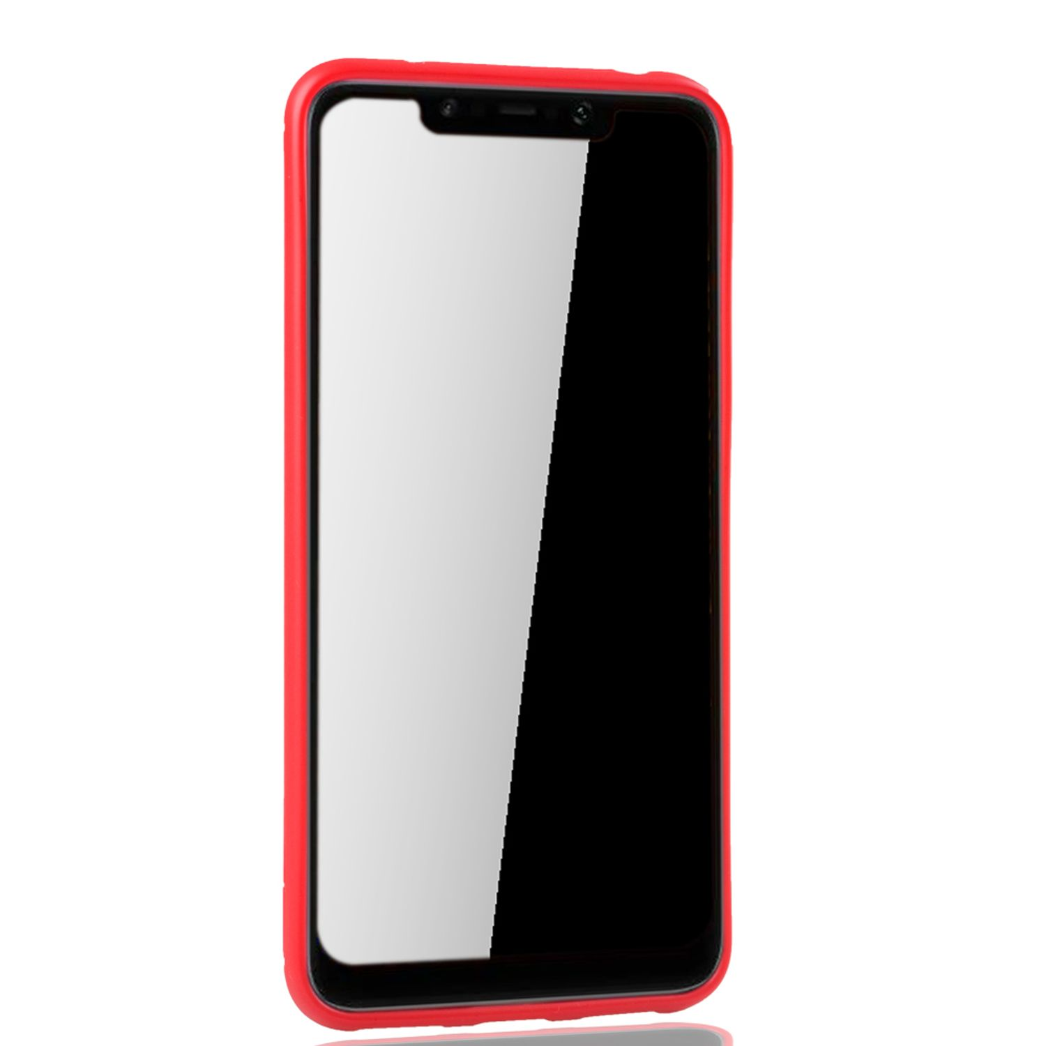 KÖNIG DESIGN Schutzhülle, Backcover, Xiaomi, Pocophone F1, Rot
