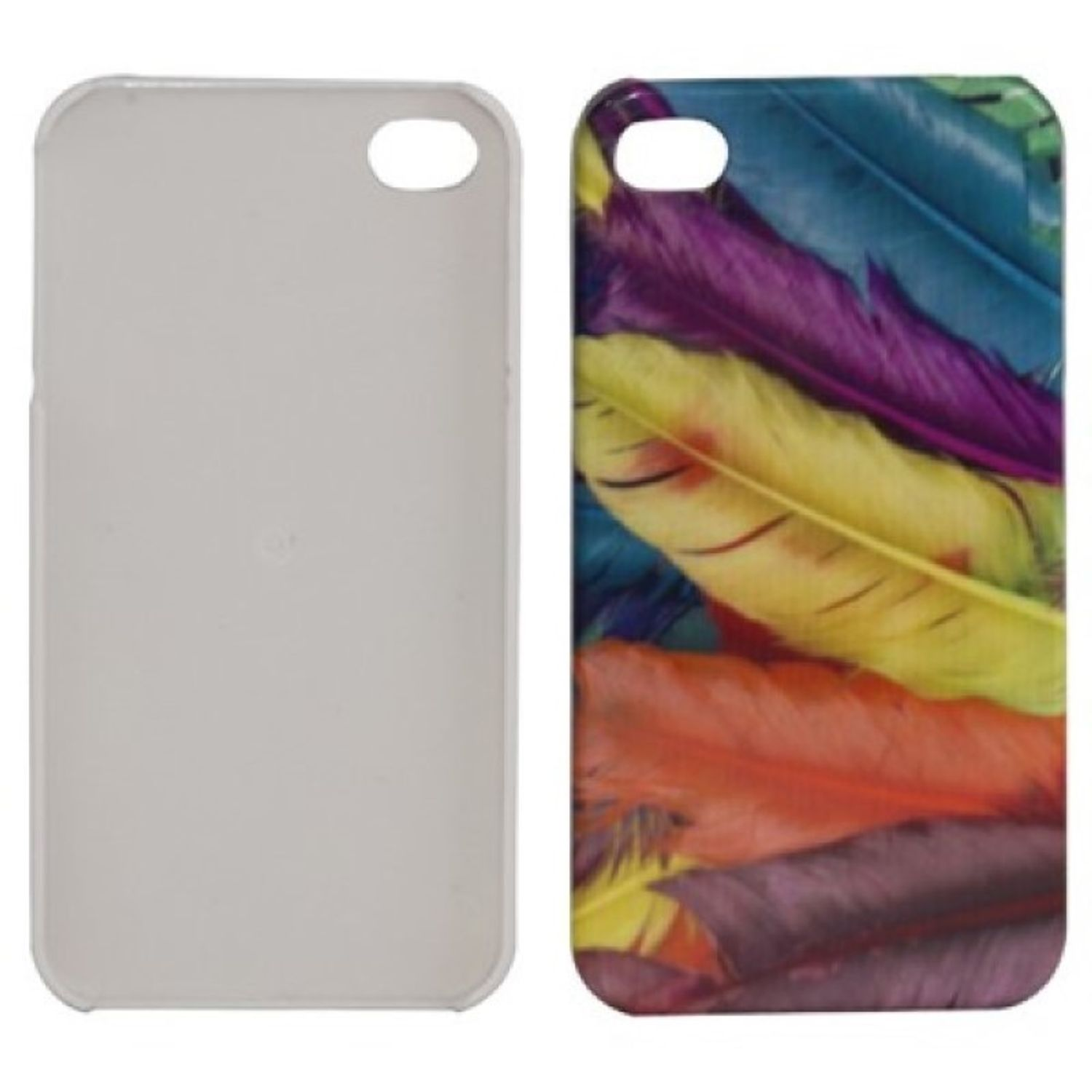 Handyhülle, Mehrfarbig KÖNIG / DESIGN 4s, Backcover, iPhone 4 Apple,