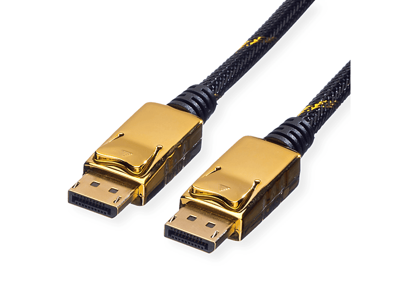 GOLD Kabel, DP DisplayPort m ST DisplayPort - ROLINE ST, 5 Kabel,
