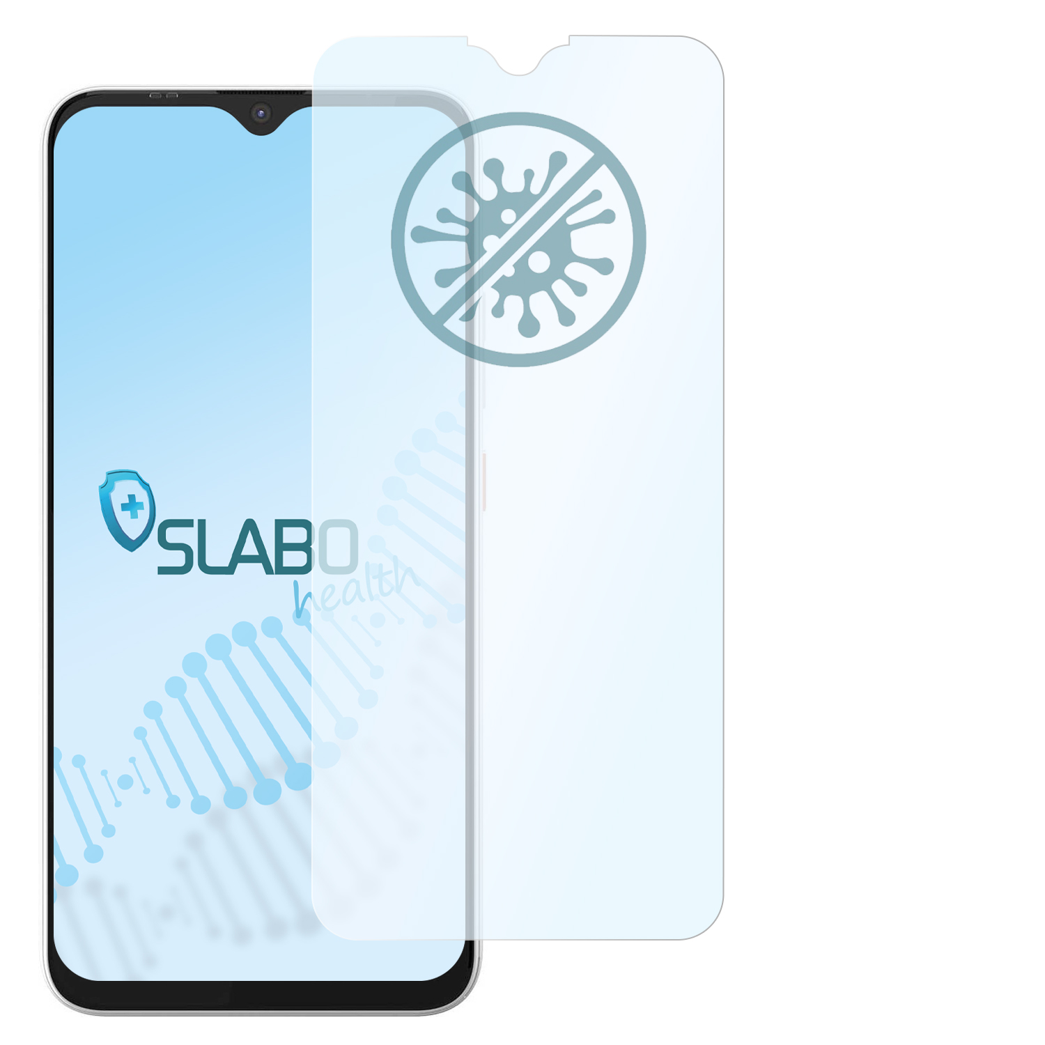 SLABO antibakterielle flexible Hybridglasfolie GS4) Displayschutz(für Gigaset