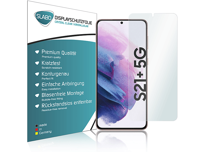 SLABO 4 x S21+ S21 (5G)) Samsung Plus | Galaxy Displayschutz(für \