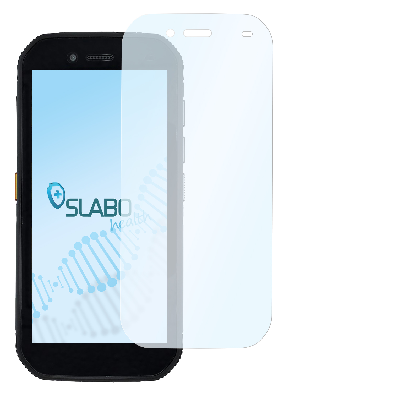 SLABO antibakterielle flexible Hybridglasfolie Displayschutz (für Cat ...