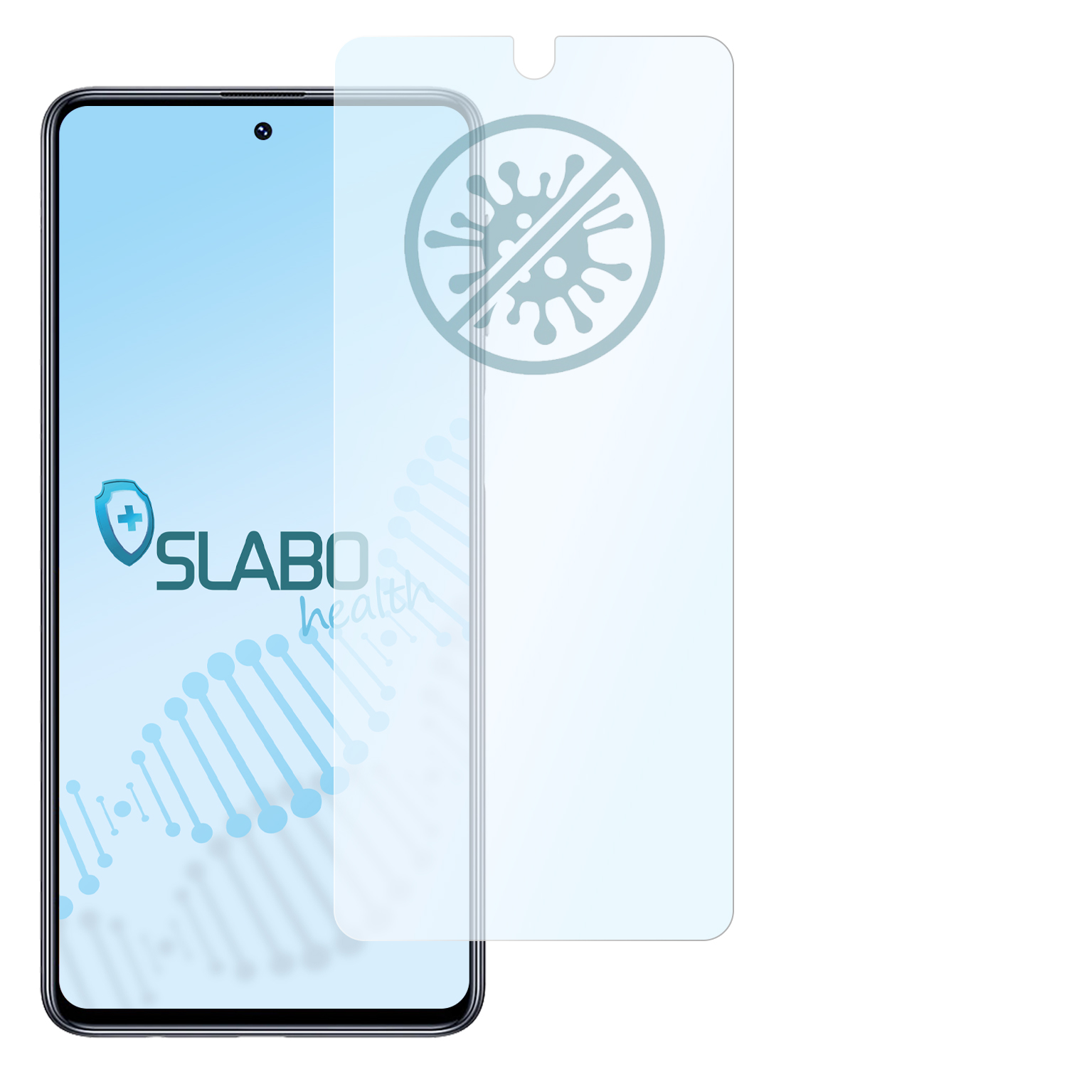 SLABO antibakterielle Samsung Displayschutz(für flexible Galaxy M31s) Hybridglasfolie