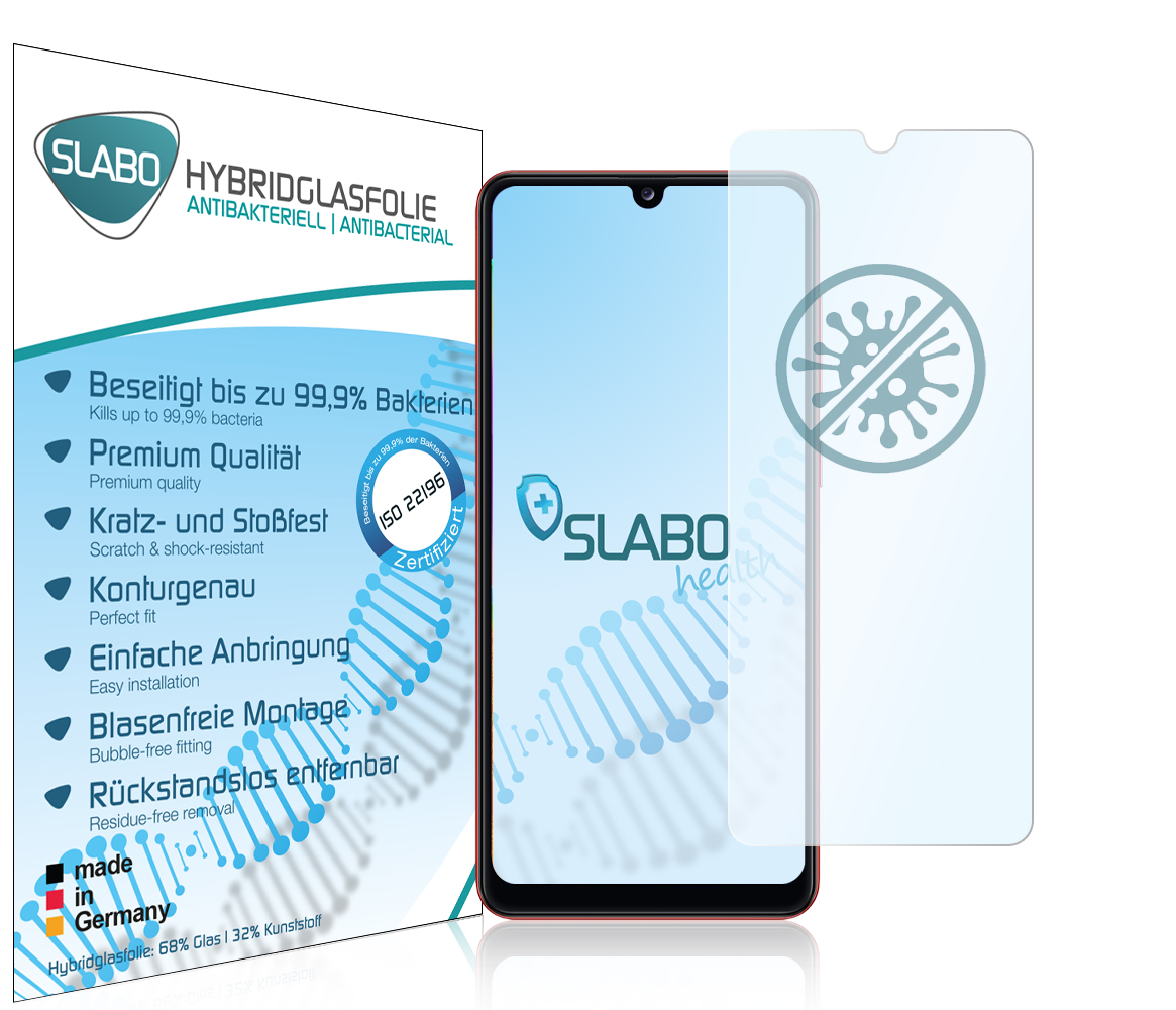 SLABO antibakterielle flexible Displayschutz(für A31) Samsung Galaxy Hybridglasfolie