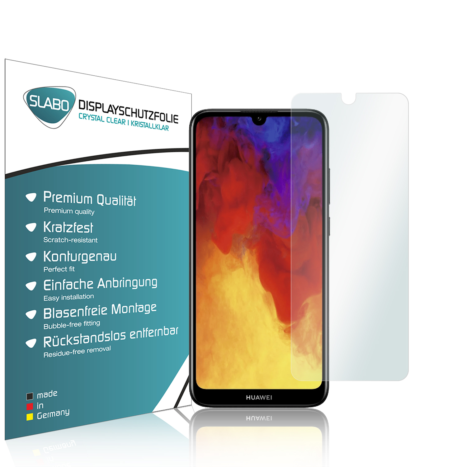 4 SLABO 2019) Huawei Displayschutz(für \