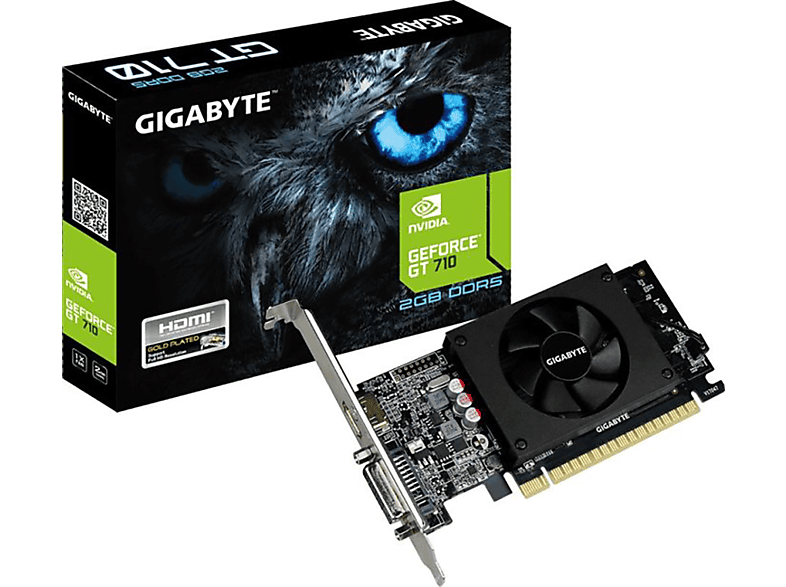 GIGABYTE GT 710 D5 2GL low profile (NVIDIA, Graphics card)