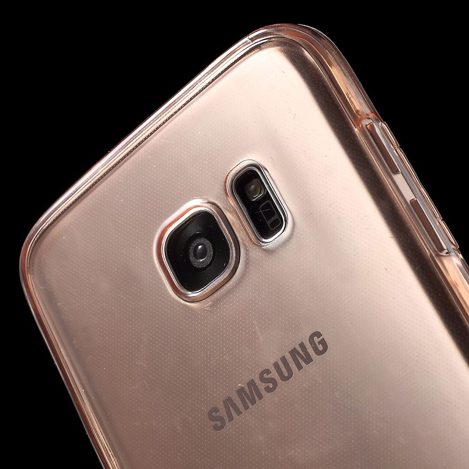 KÖNIG DESIGN Samsung, Galaxy S7 Backcover, Transparent Schutzhülle, Edge
