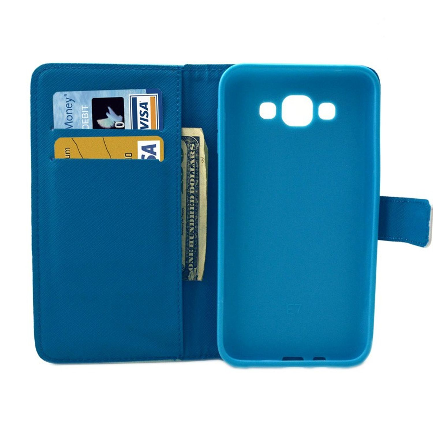 Galaxy Samsung, Backcover, KÖNIG Schutzhülle, DESIGN E7, Blau
