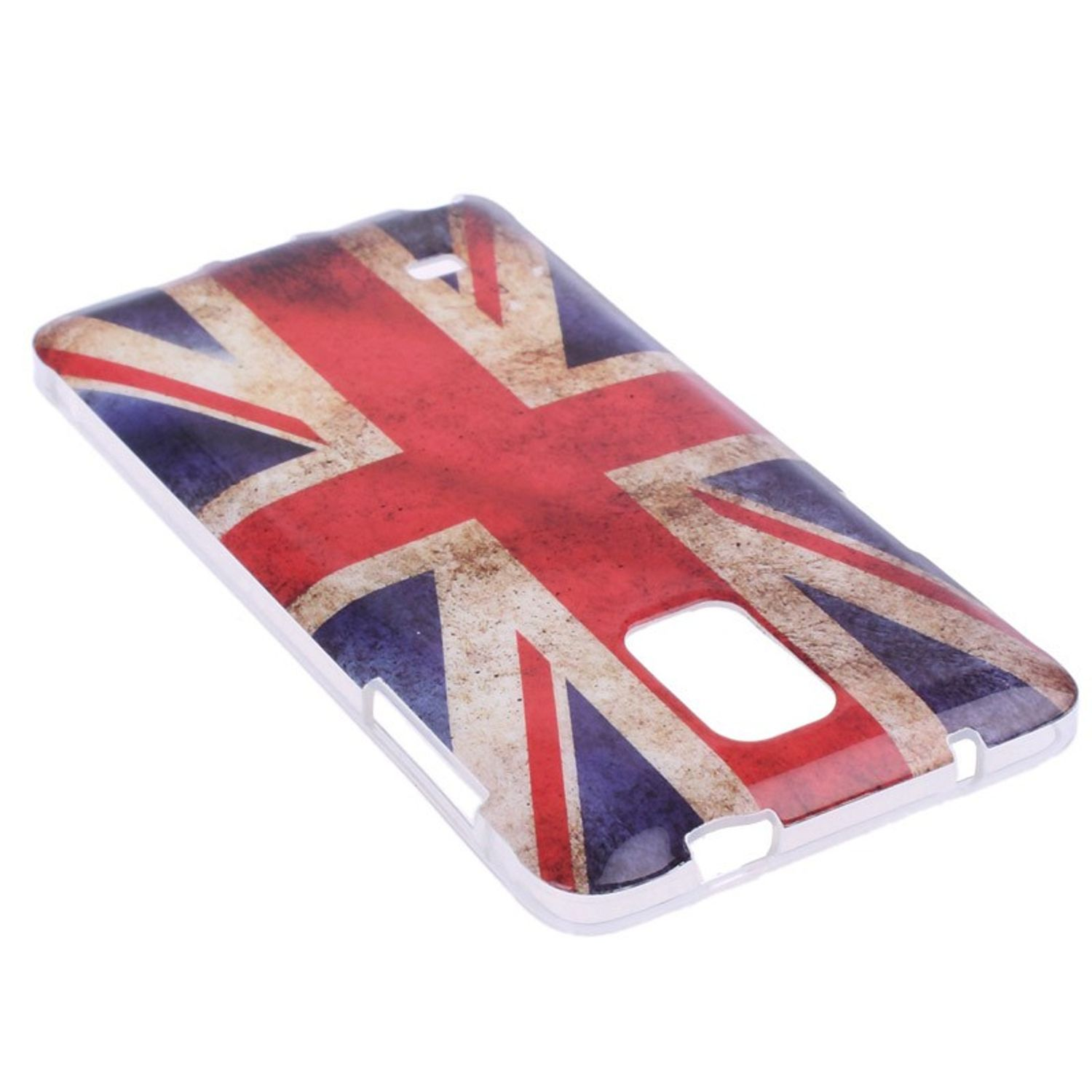 Handyhülle mit Union Jack Flaggen-Design.