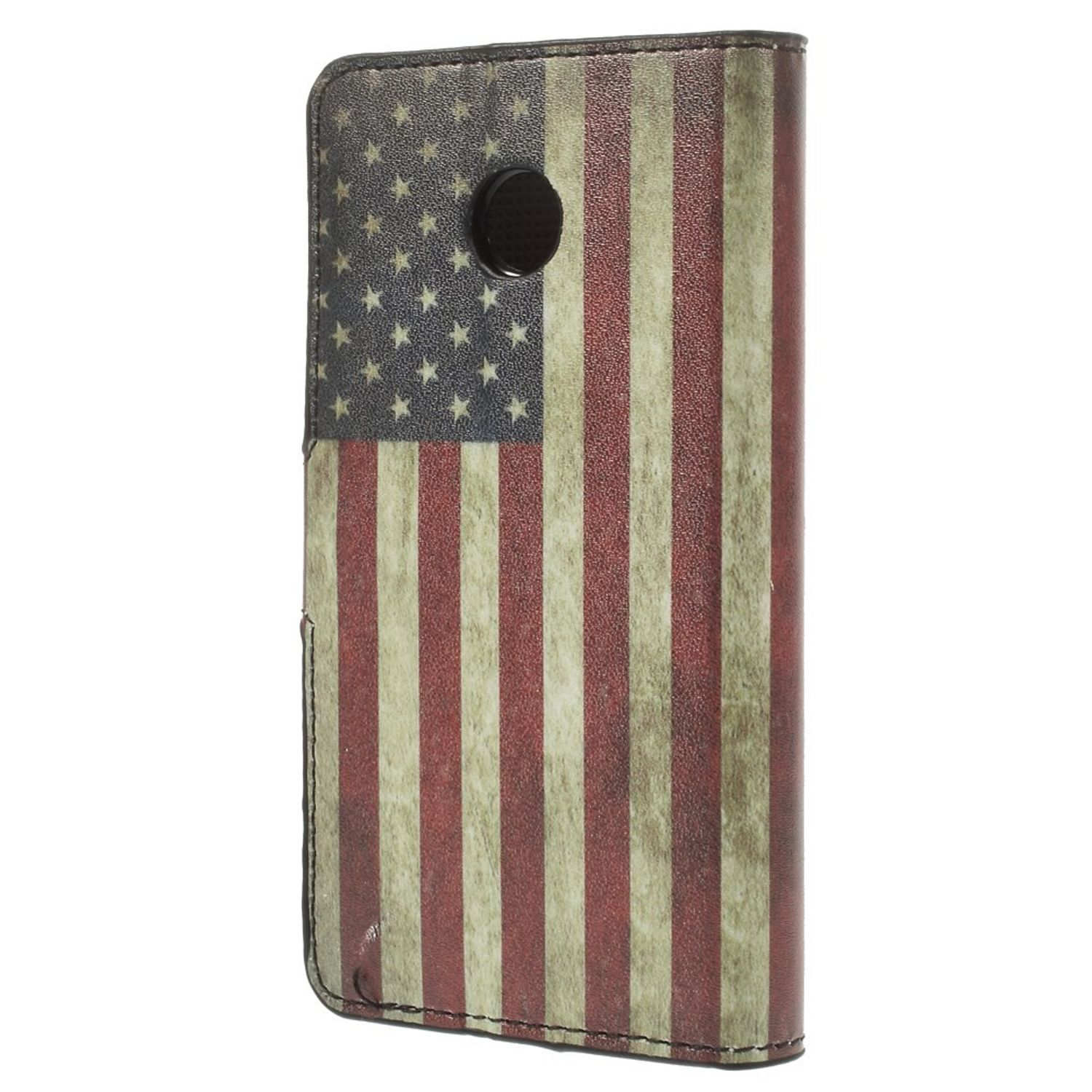 Handyhülle mit amerikanischem Flaggen-Design.