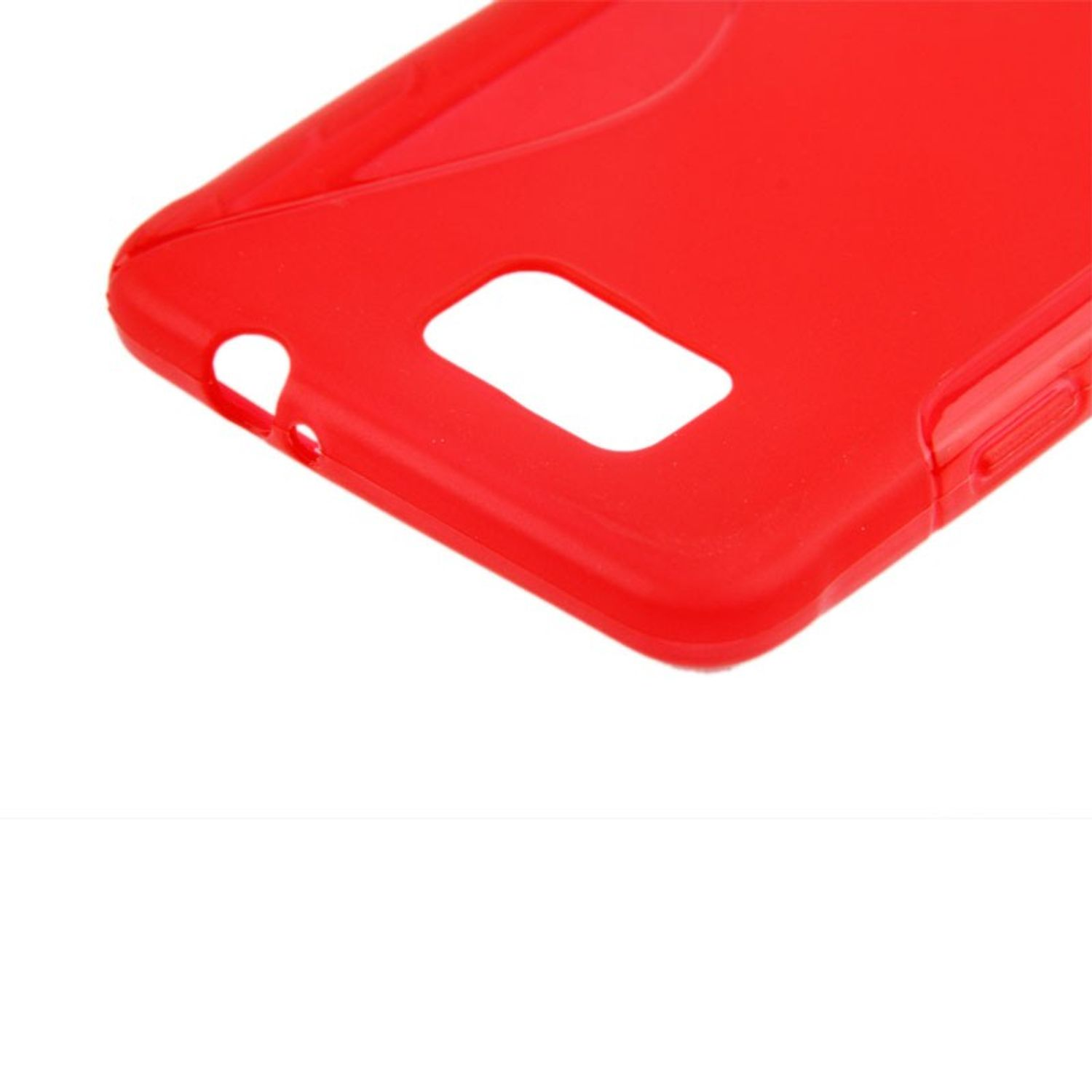 Samsung, DESIGN Note KÖNIG Schutzhülle, Rot Galaxy 4, Backcover,