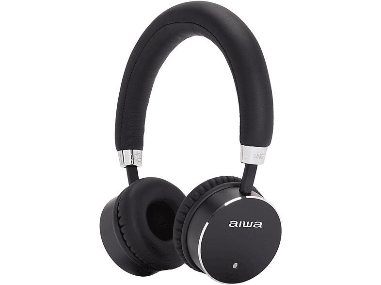 ANC Bluetooth HSTBTN-800BK, On-ear Schwarz Kopfhörer AIWA