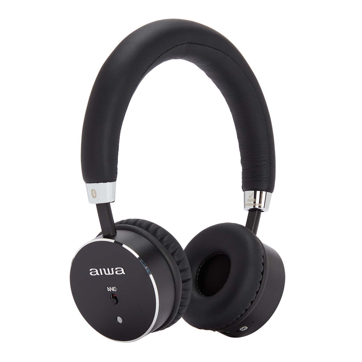 Schwarz ANC On-ear AIWA HSTBTN-800BK, Bluetooth Kopfhörer