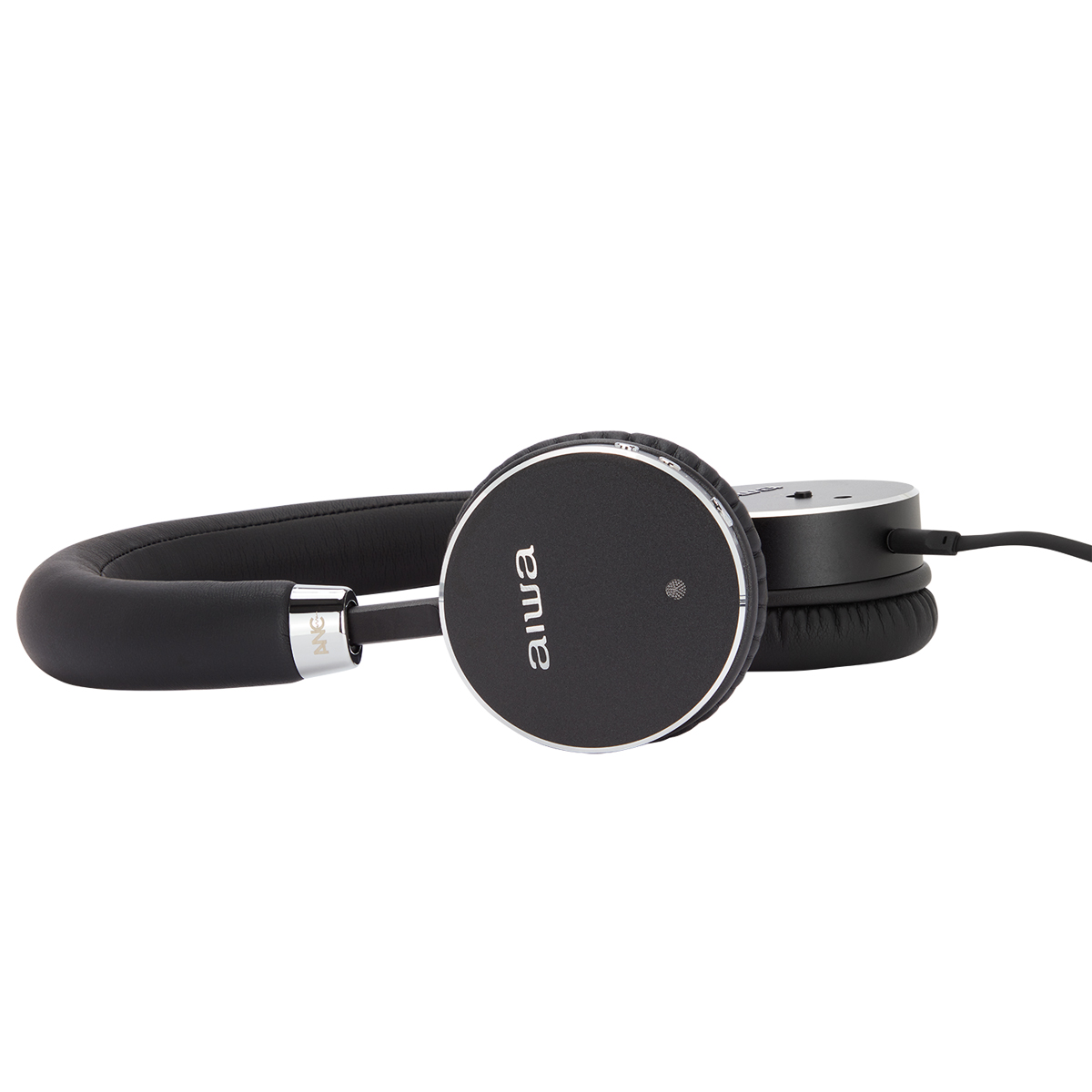 Schwarz ANC On-ear AIWA HSTBTN-800BK, Bluetooth Kopfhörer