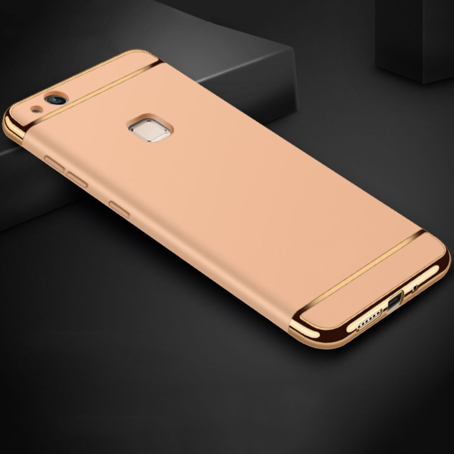 Schutzhülle, Huawei, KÖNIG Backcover, P10 Gold Lite, DESIGN