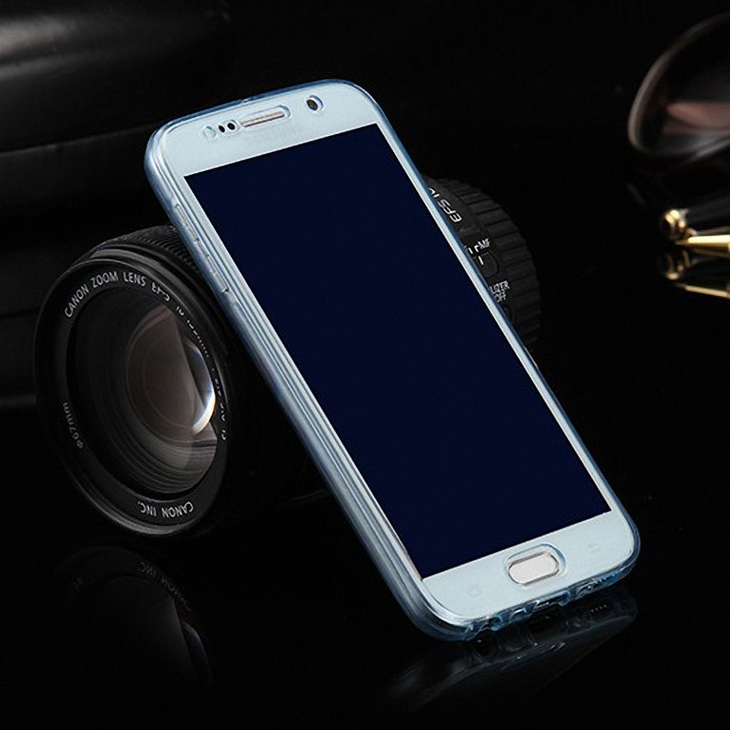 Transparent Samsung, Galaxy Schutzhülle, KÖNIG Backcover, DESIGN S4,